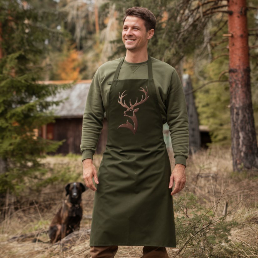 Lovačka pregača s motivom Jelen