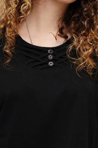 Női fekete blúz Arina