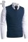 Vestă tricotată fin 44969 blaumarine