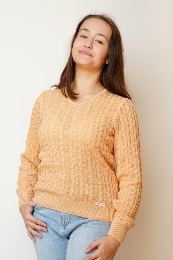 Női pulover Bugara losos - Méret: M