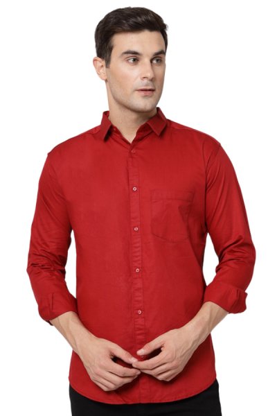 Pánská červená košile 44545