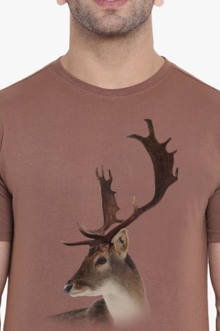 Lov majica s dominantnom glavom jelena Nicehead