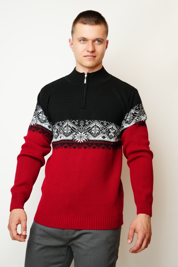 Norveški pulover s trojanskim ovratnikom Ignac-Z