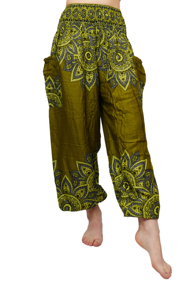 Pantaloni Aladdin Lina verde