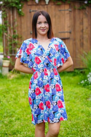 Dámske letné šaty JVPC5166 fiala