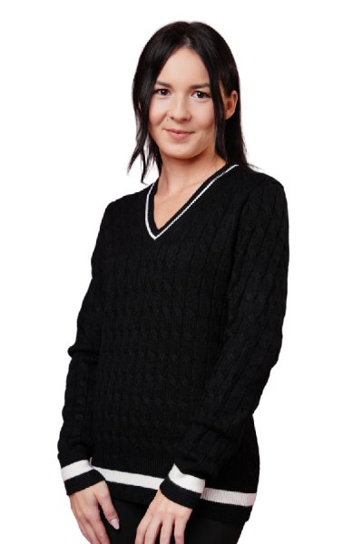 Női pulóver Lorenza fekete