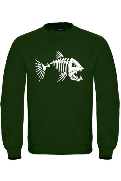 Mikina pro rybáře Fish2 zelená