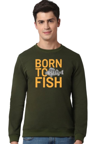 Férfi pulóver horgászoknak Borntofish