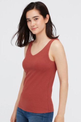 Ženska spodnja majica crna 22124X rdeča