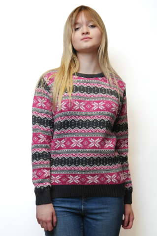 COOL pletený pulóver Bra pink