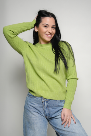 Pulover pentru femei Liva green