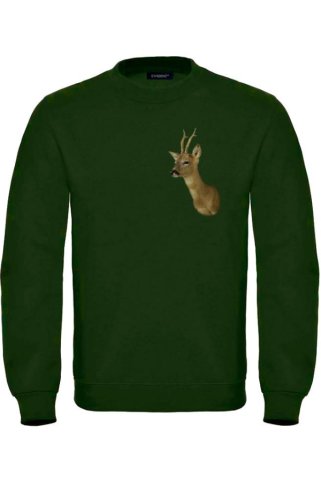 Muška lovačka majica Ewident s realističnim motivom srnjaka