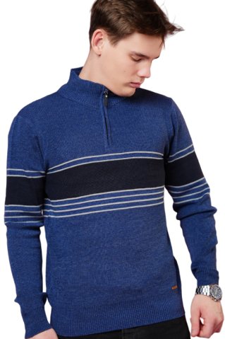 Sveter na zips MonacoZ-royal