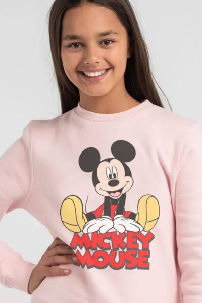 Mickey Mouse rozsaszín melegítő felső lányoknak