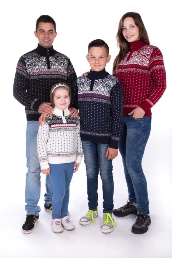 Dječji norveški džemper Libor-Z – bijela