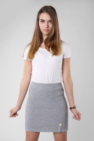 Szoknya KLARIS szürke