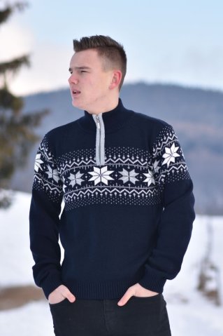 Muški plavi norveški jopa – Miro-Z