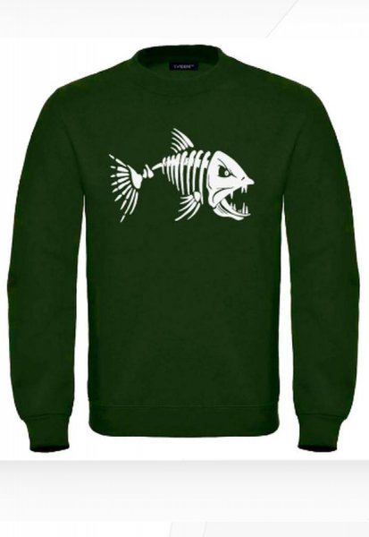 Mikina pre rybárov Fish2 zelená