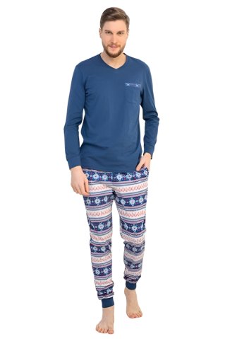 Pijamale bărbați 31028 albastru