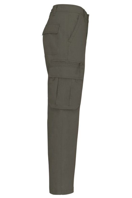 Elegantne hlače 44105 maslinaste