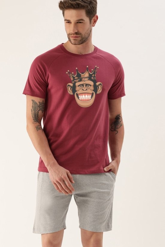 Muške Pidžame Monkeyking – Kratki Rukavi