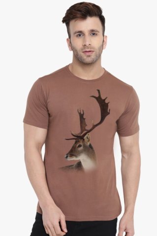 Lov majica s dominantnom glavom jelena Nicehead