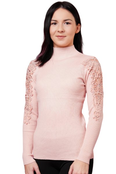 Női pulóver Andi pink