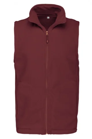 Outdoor mikropolár melegítő mellány 44913 bordó