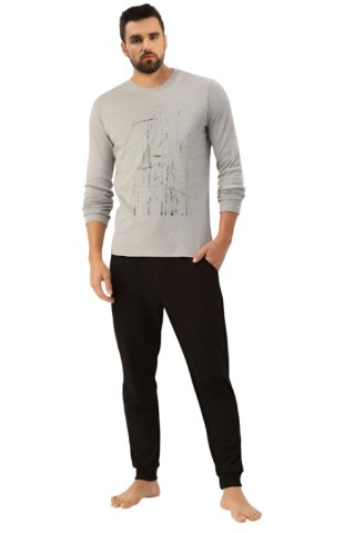 Męska szara piżama – Brokeline