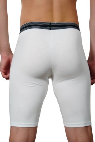 Boxerky prodloužené 32237X bílá prodloužené
