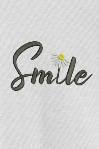 Mikina s výšivkou Smiledaisy