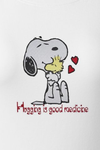 Sweatshirt cu broderie Snoopy