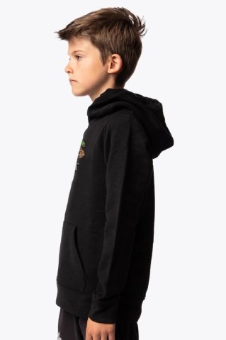 Minecraft detská čierna mikina s kapucňou Mineboss