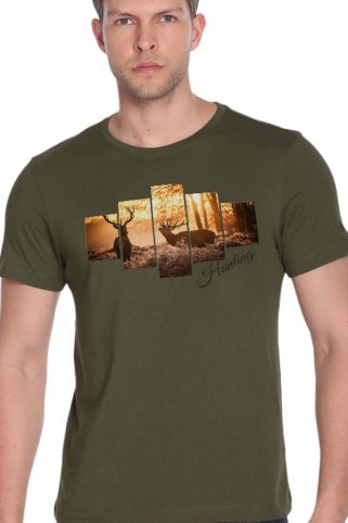 Poľovnícke tričko s obrázkom jeleňa Artcold