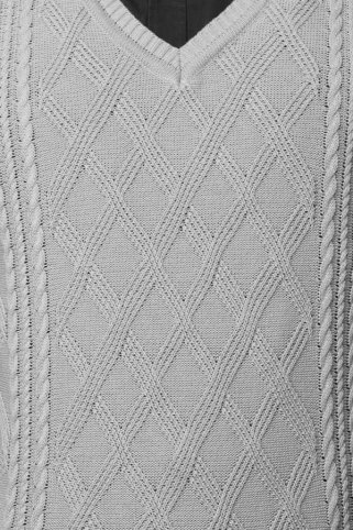 Pánska pletená vesta PikoBB sivá