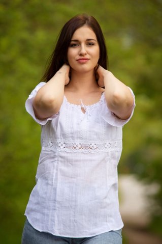 Krojová blúzka EWT143 biela