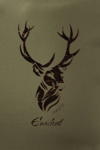 Zeleno lovačka majica Jelen kraj srca – kratkih rukava