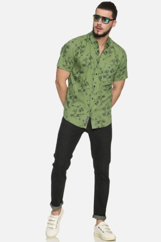 Basic pánske čierne rifle 44743