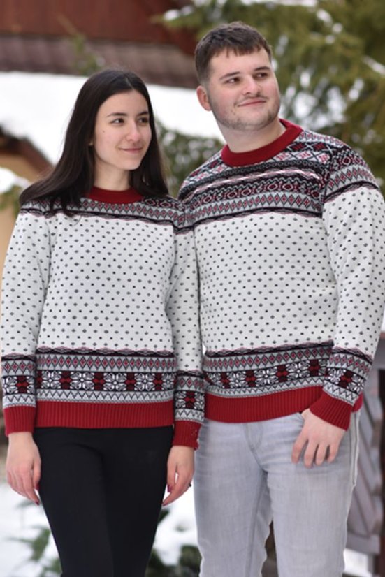 Ženski norveški pulover okrugli izrez Marka