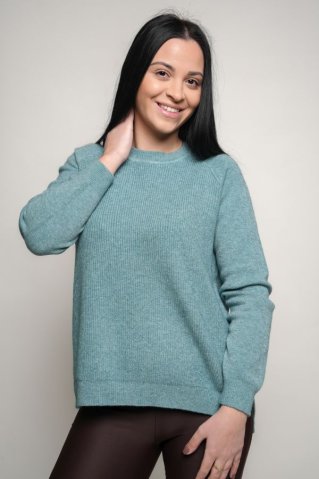 Damenpullover Rose petrol