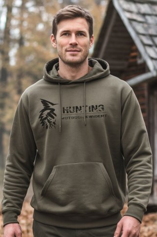 Pánska poľovnícka mikina s kapucňou – EWT Adventure