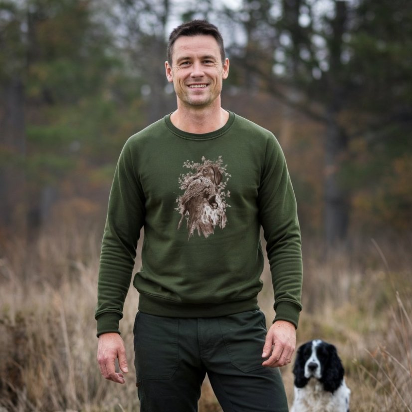 Lovačka majica Ewident sa psom – vjerni pomoćnik lovca