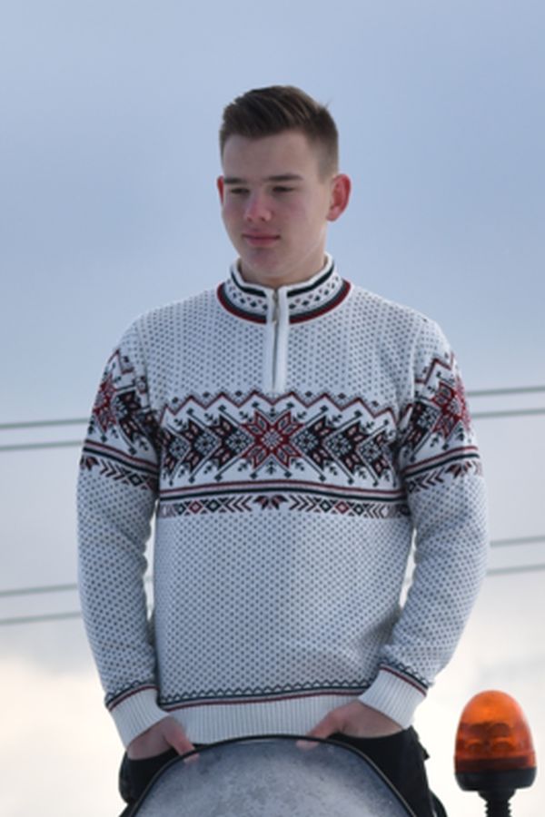 Udoben norveški pulover s trojanskim ovratnikom Igor-Z