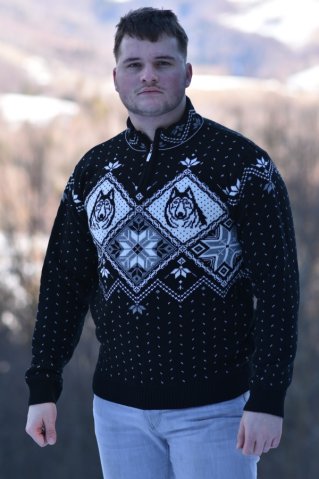 Muški lovački džemper Vuk