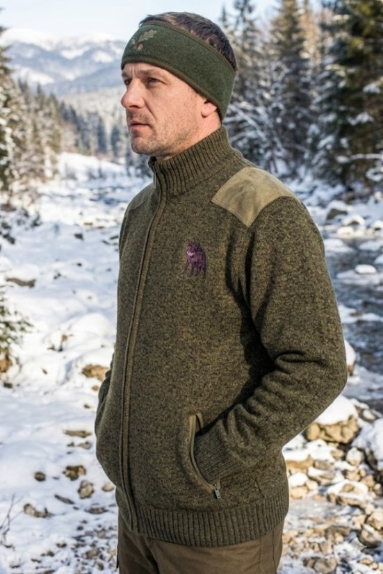 Lovački pulover Ewident Hubert AZ s vezenjem divlje svinje