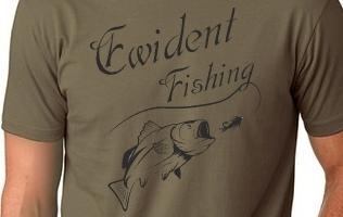 Ewtfishing tričko 100% bavlna zelená
