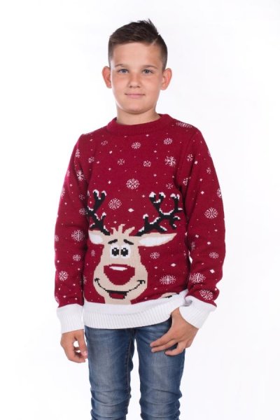 Vánoční dětský pulovr SOBÍK