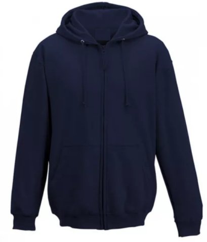 Mikina s dlhým zipsom a s vreckami navy 02050