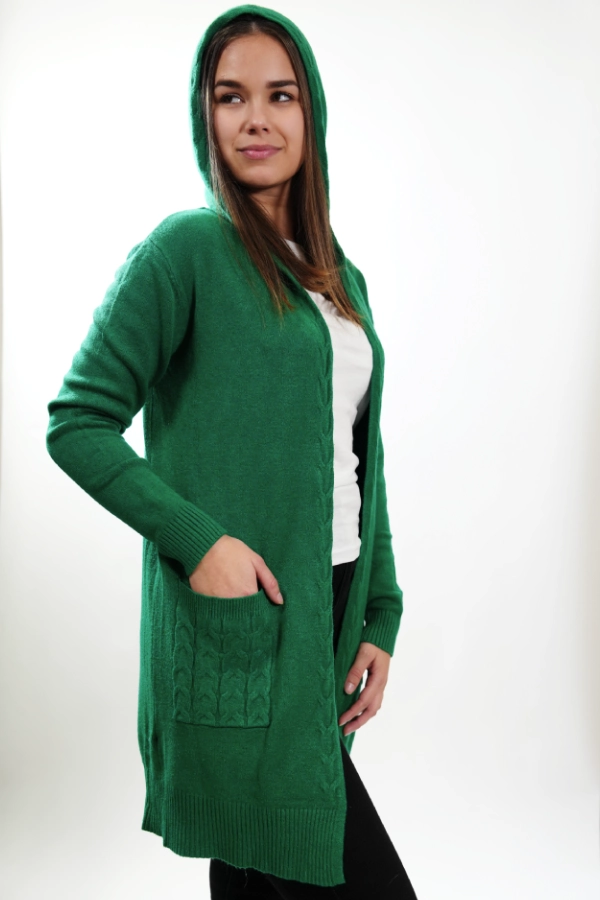 Dámský pulovr JVP3719 zelená