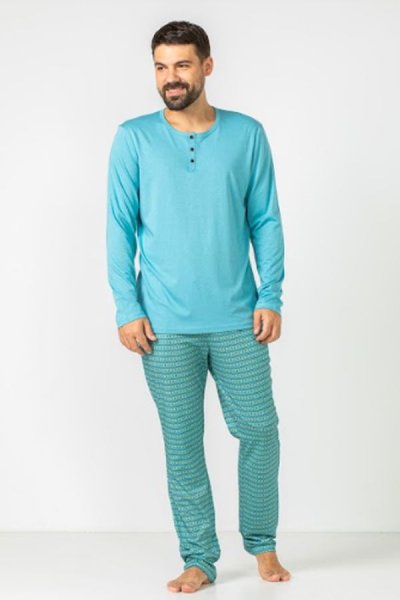 Férfi pizsama 31007 kék